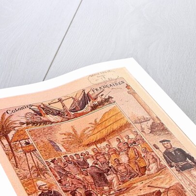 The Exploration of M. de Brazza His Treaty with Makoko by G. Dascher (after)