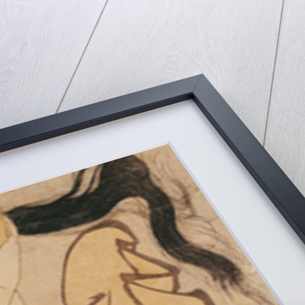 Yama-Uba, the Woman of the Mountain, with Kintoki, her Baby by Kitagawa Utamaro