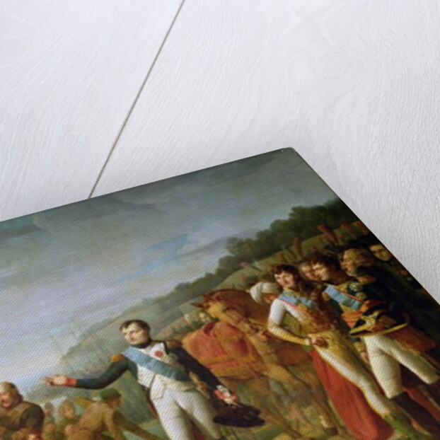 Farewell of Napoleon I and Alexander I after the Peace of Tilsit, 9th July 1807 by Gioacchino Giuseppe Serangeli