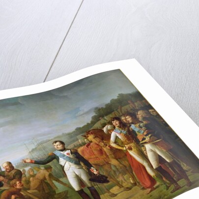 Farewell of Napoleon I and Alexander I after the Peace of Tilsit, 9th July 1807 by Gioacchino Giuseppe Serangeli