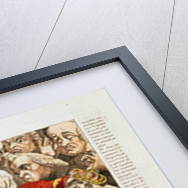 The English Minister Reading the Imperial Decree to George III Declaring that the British Isles are Subject to a Blockade, 21st November 1807 by French School