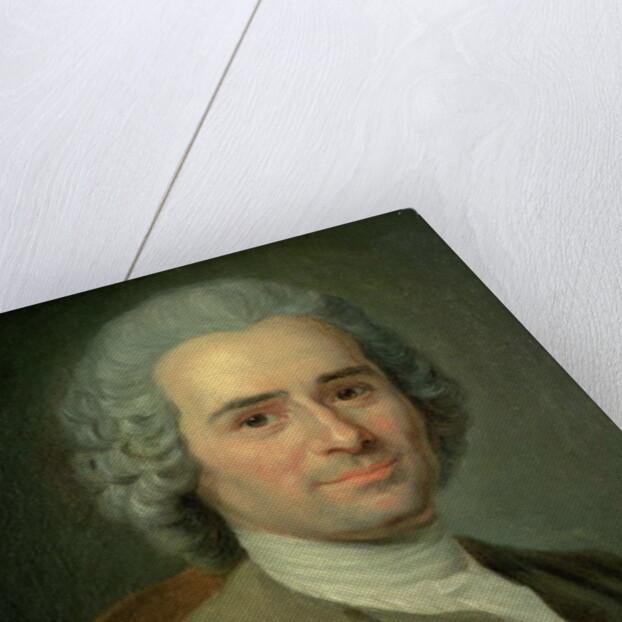 Jean-Jacques Rousseau by Maurice Quentin de la Tour