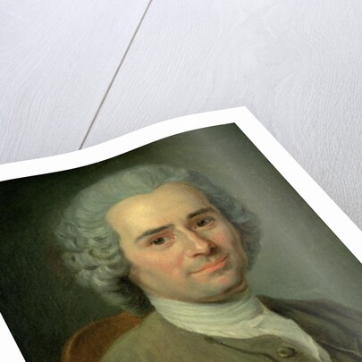 Jean-Jacques Rousseau by Maurice Quentin de la Tour