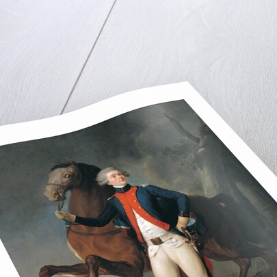 Gilbert Motier Marquis de la Fayette, 1788 by Louis Leopold Boilly