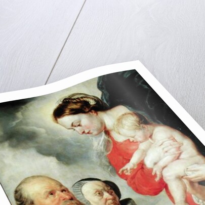 Madonna and Child with the donors Alexandre Goubeau and his wife Anne Antoni by Peter Paul Rubens