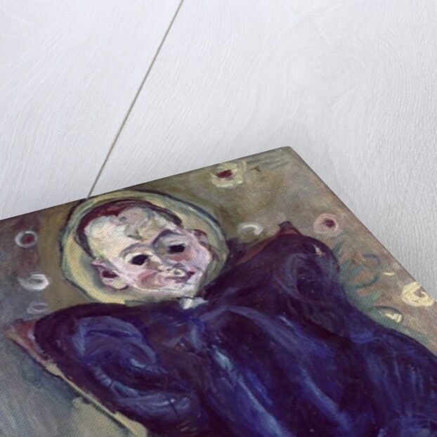 Woman in a blue dress by Chaim Soutine