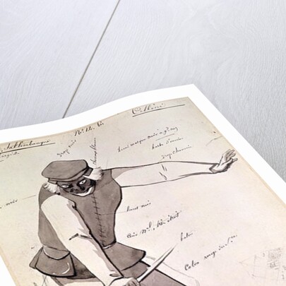 Costume design for an Acrobat in 'Benvenuto Cellini' by Hector Berlioz, 1838 by Paul Lormier