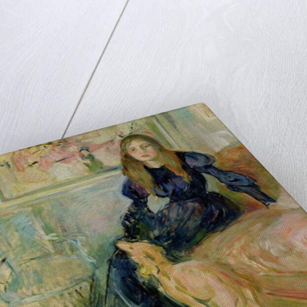 Julie Manet and her Greyhound Laerte, 1893 by Berthe Morisot