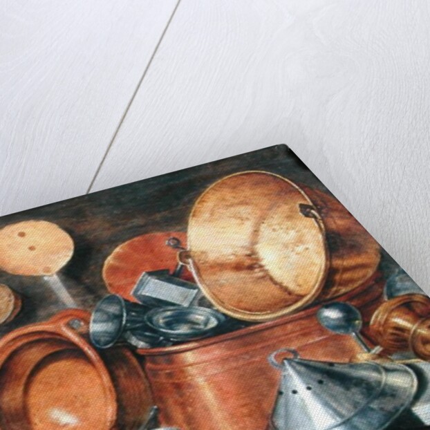 Still Life with Kitchen Utensils by Cornelis Jacobsz Delff