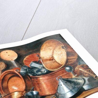 Still Life with Kitchen Utensils by Cornelis Jacobsz Delff