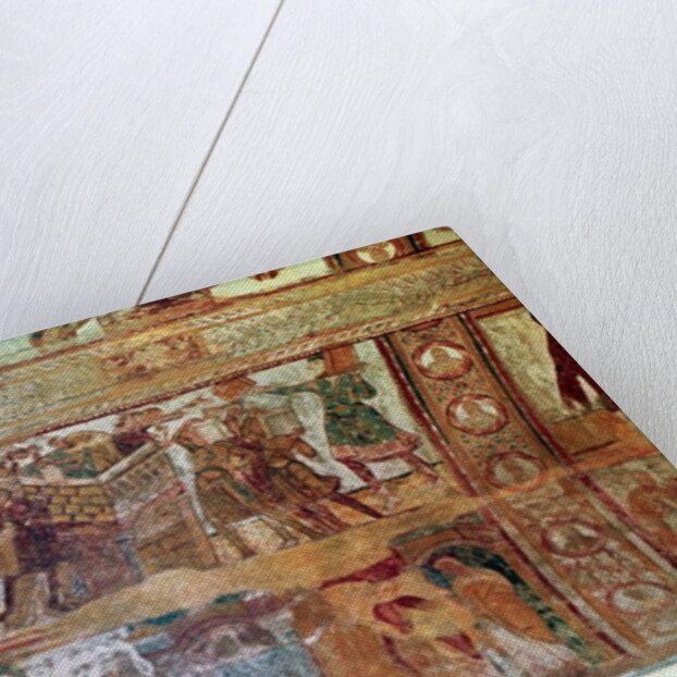 The Construction of the Tower of Babel; The Meeting of Joseph and Potiphar's Wife, and Joseph Being Thrown into Prison by French School