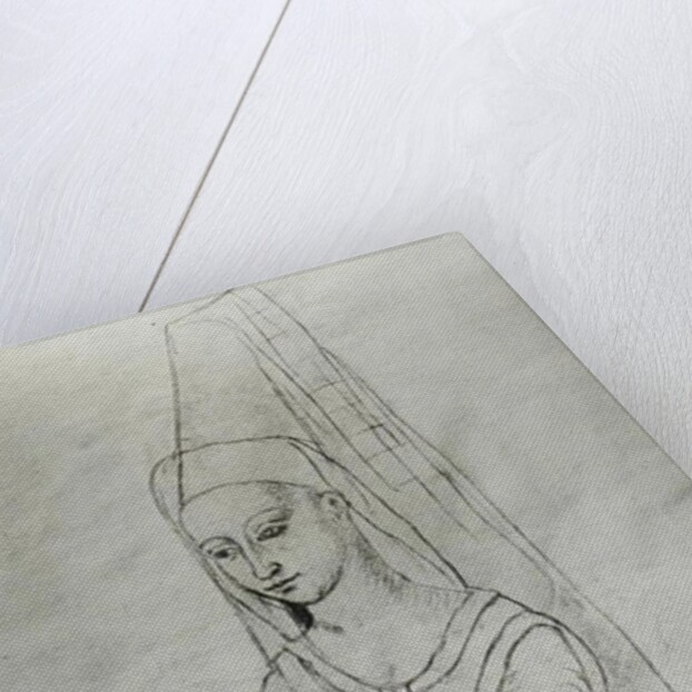 Charlotte de Savoie wife of Louis XI from the'Recueil d'Arras' by Flemish School