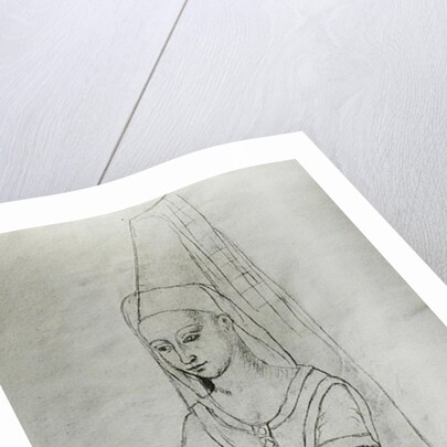 Charlotte de Savoie wife of Louis XI from the'Recueil d'Arras' by Flemish School