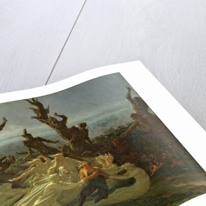 Les Lavandieres de la Nuit c.1861 by Jean Edouard Dargent