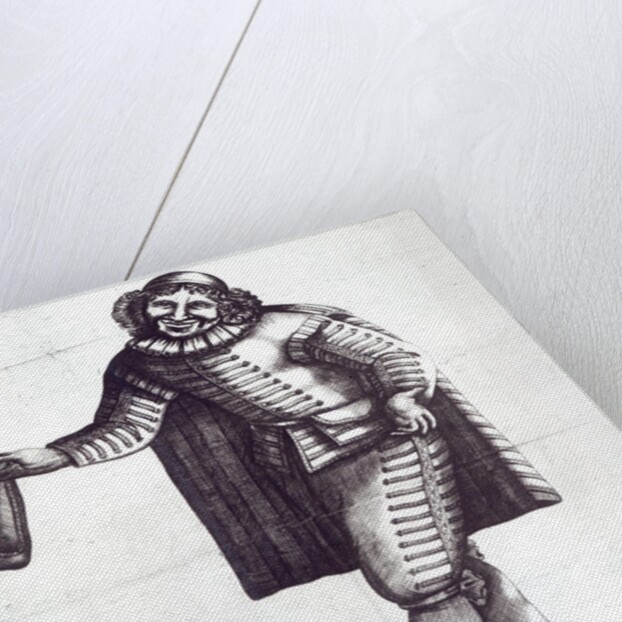 Moliere as Sganarelle in 'L'Ecole des Maris' by Simonin