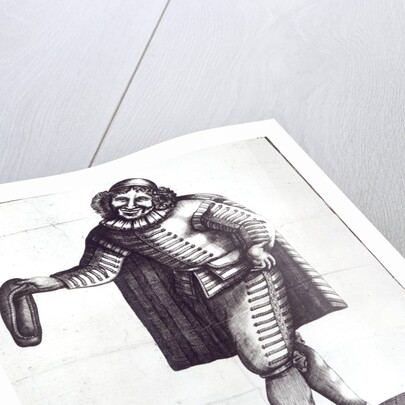 Moliere as Sganarelle in 'L'Ecole des Maris' by Simonin