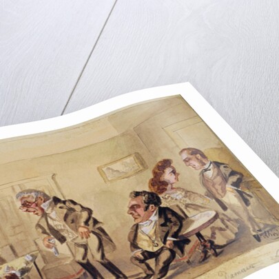 Act I of 'La Cagnotte' by Eugene Labiche 1864 by L'Heritier L'Heritier