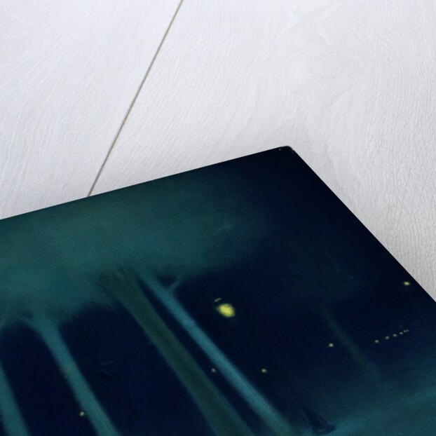 A Park at Night, c.1892-95 by Jozsef Rippl-Ronai