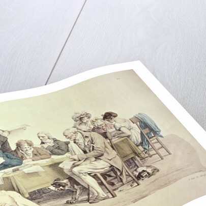 The Newspapers by Louis Leopold Boilly