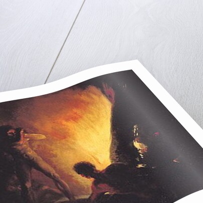 The Pyre, c.1800-05 by Francisco Jose de Goya y Lucientes