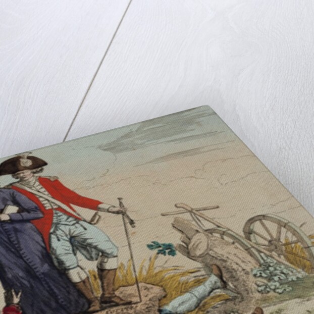 Revolutionary cartoon about 'Tithes & Taxes' by French School