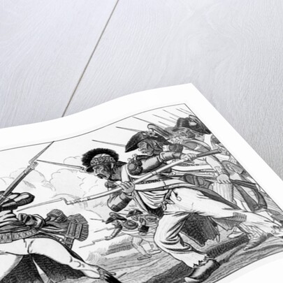 The Volunteers in Sabots at the Battle of Valmy, 20th September 1792 by Caran d'Ache