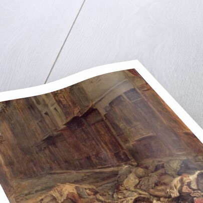 Barricade in the Rue de la Mortellerie, June 1848 1849 by Jean-Louis Ernest Meissonier