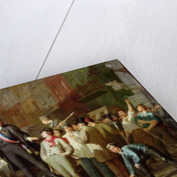 Alphonse Baudin on the Barricade of Faubourg Saint-Antoine, 3rd December 1851 by Ernest Louis Pichio