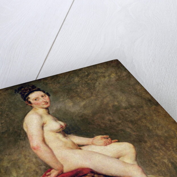 Seated Nude, Mademoiselle Rose by Ferdinand Victor Eugene Delacroix