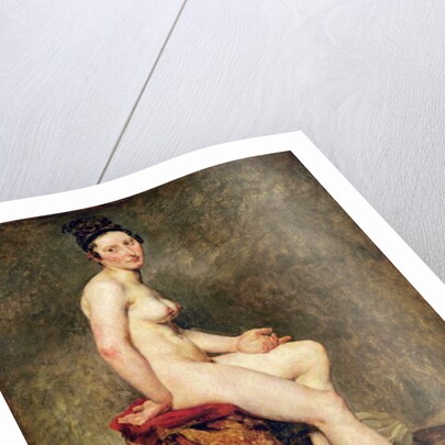 Seated Nude, Mademoiselle Rose by Ferdinand Victor Eugene Delacroix