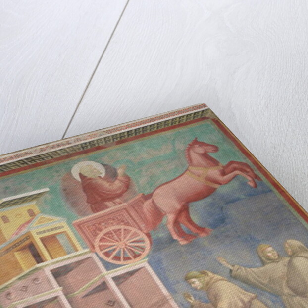 St. Francis Appears to His Companions in a Chariot of Fire, 1296-97 by Giotto