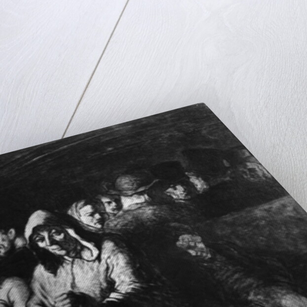 The Third Class Carriage, c.1862-64 by Honore Daumier