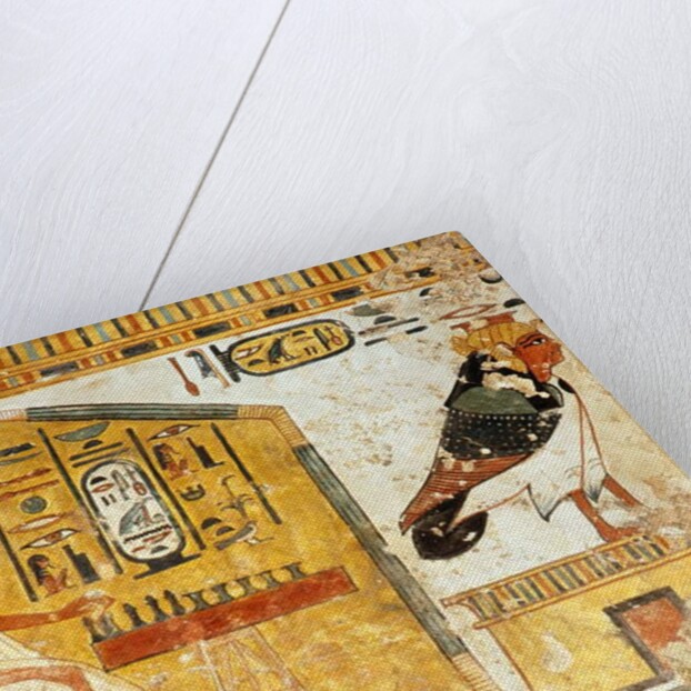 Queen Nefertari playing Senet by Egyptian 19th Dynasty