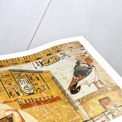 Queen Nefertari playing Senet by Egyptian 19th Dynasty