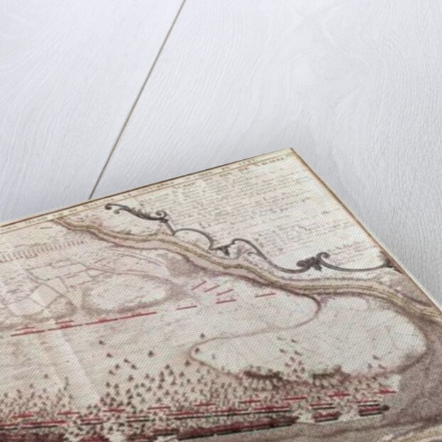 Plan of the Order of the Battle of Coutras on 8th October 1587 by French School