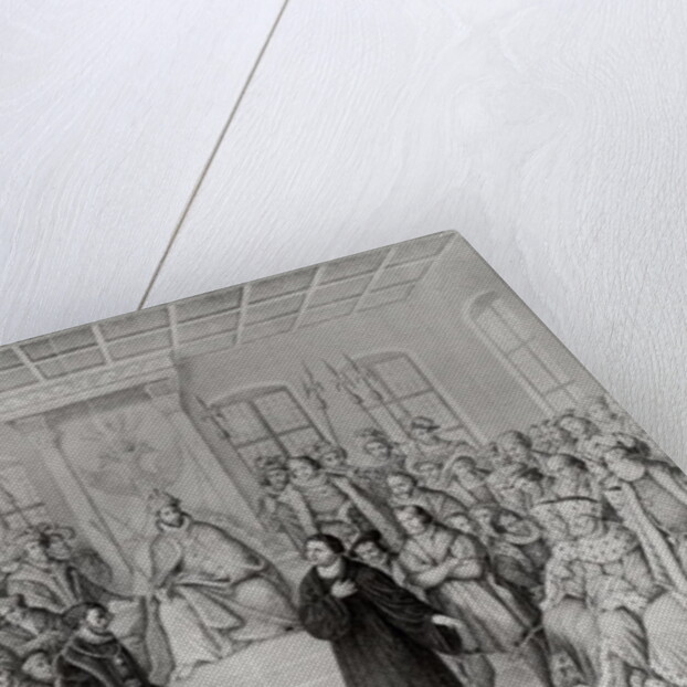 Martin Luther in front of Charles V at the Diet of Worms, 16th April 1521 by German School