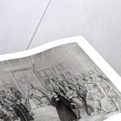 Martin Luther in front of Charles V at the Diet of Worms, 16th April 1521 by German School