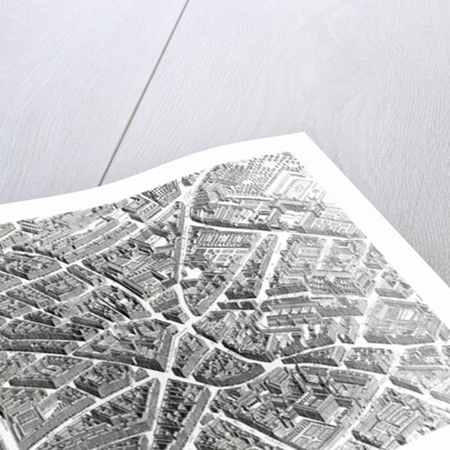 Plan of Paris, known as the 'Plan de Turgot' by Louis Bretez