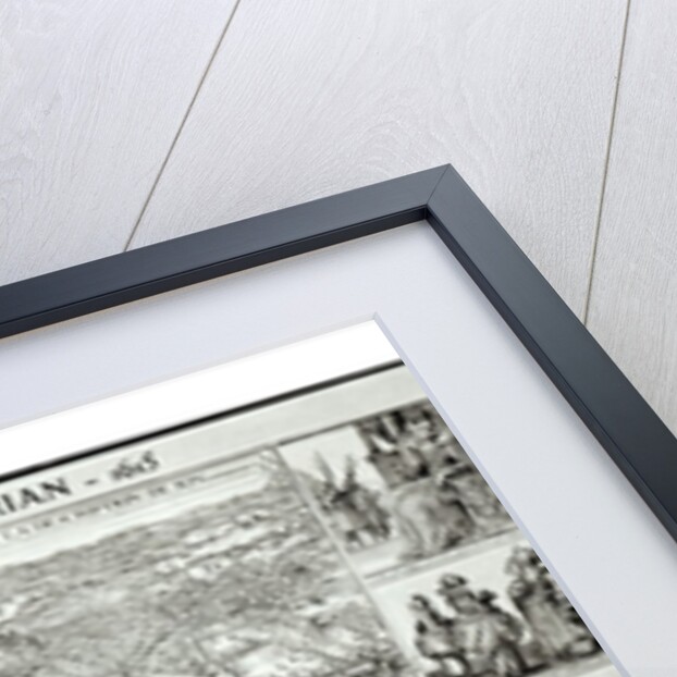 Bird's Eye Plan of Paris, 1615 by Matthaus the Elder Merian