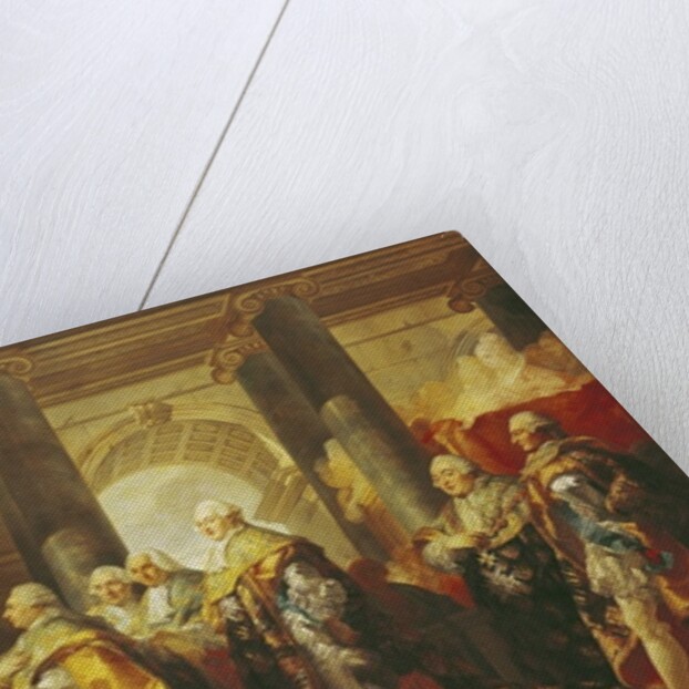 Louis XVI King of France, Receiving the Homage of the Knights of the Order of St. Esprit at Reims, 13th June 1775 by Gabriel Francois Doyen