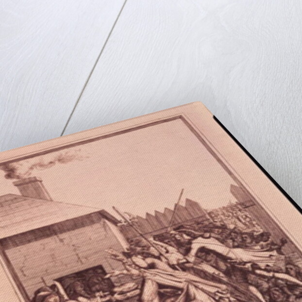 Distribution of Bread at the Louvre during the Food Shortage, 1709 by French School