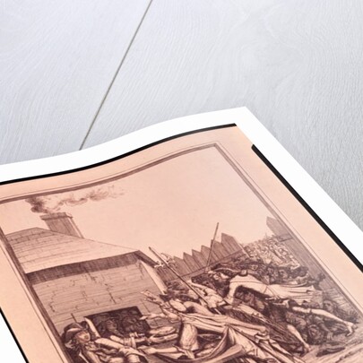 Distribution of Bread at the Louvre during the Food Shortage, 1709 by French School
