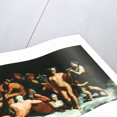 The Assembly of the Gods, after the frescoes in the Loggia of the Farnesina in Rome by Raphael