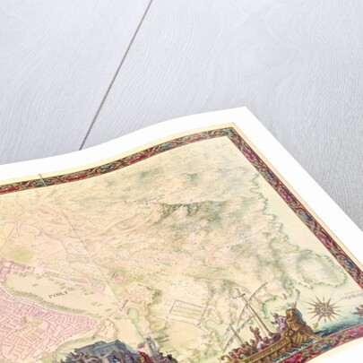 Ms. 988 Vol.3, fol.61 'Louis XIV Atlas', map and plan of Marseille, 1683-88 by Sebastien Le Prestre de Vauban