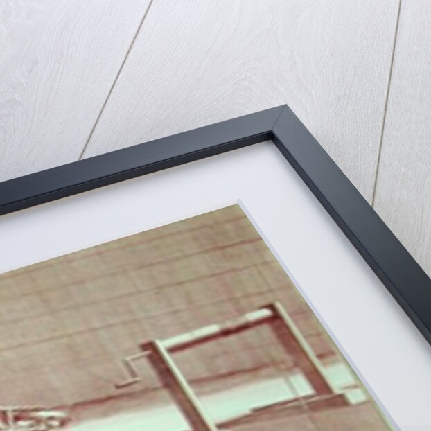 Perspective view of a 'Patouillet' by French School