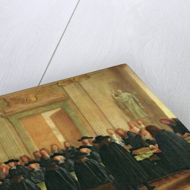 The Seal Held by Louis XIV before Members of the State Council and the Court of Appeal in 1672, 1672 by French School