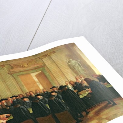 The Seal Held by Louis XIV before Members of the State Council and the Court of Appeal in 1672, 1672 by French School