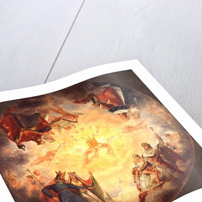 Glory of St. Genevieve, study for the cupola of the Pantheon, c.1812 by Baron Antoine Jean Gros