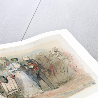 A Reception during the Reign of Louis-Philippe 1832 by Eugene-Louis Lami