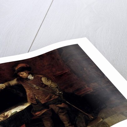 Oliver Cromwell Opening the Coffin of Charles I 1831 by Hippolyte Delaroche